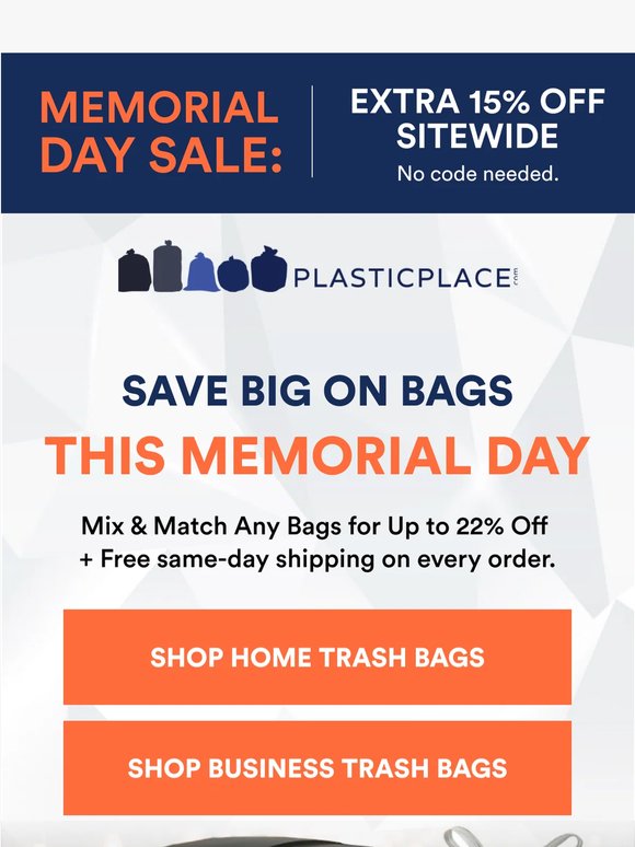 Memorial Day Stock-Up Savings