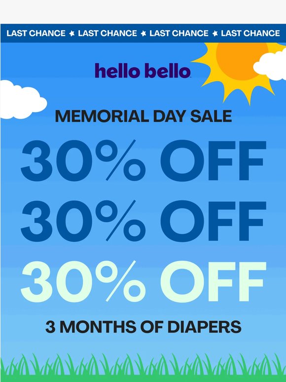 Last Chance to Save 30% ☀️