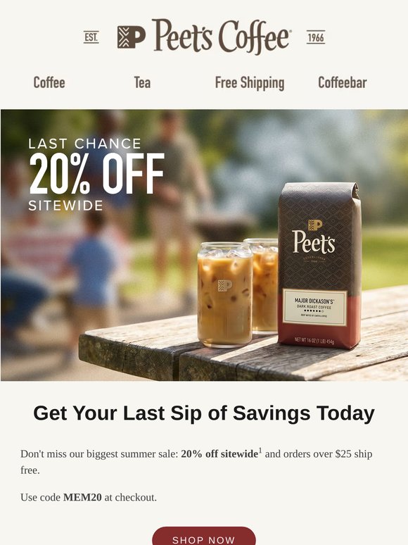 Final hours of sitewide savings 😱
