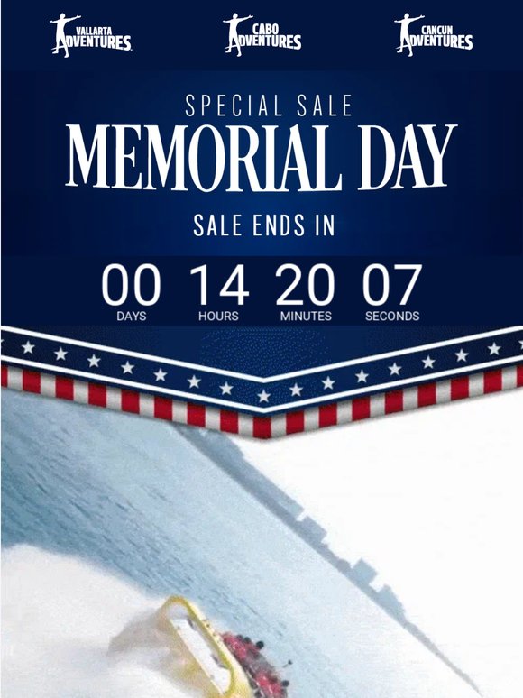 Memorial Sale Ends Today: Save Up to 50% on Your Next Escape to Mexico!