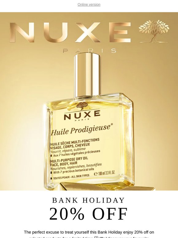 20% Off + special FREE Gift