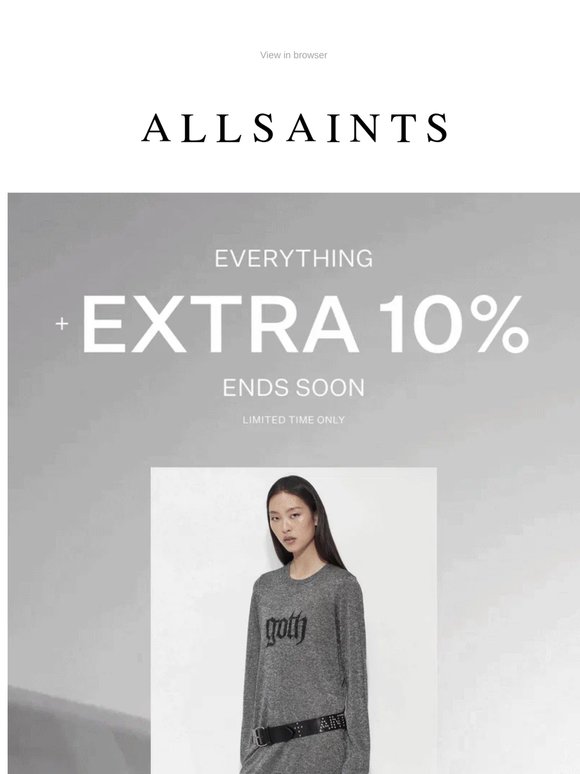 Ends Soon: Up To 30% Off + Extra 10%