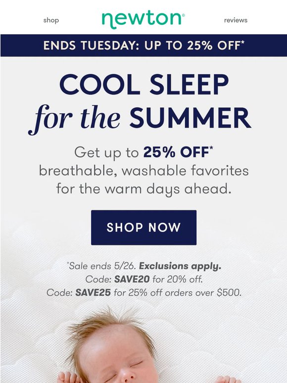 💤 Up to 25% OFF Summer Sleep Must-Haves 💤