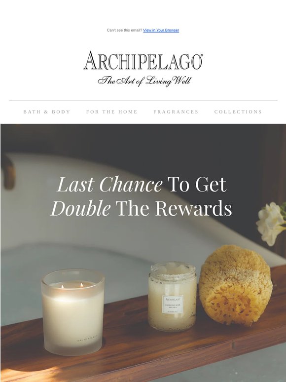 Last Day for Double Rewards