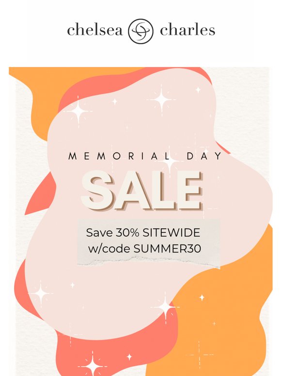 30% Off Everything Ends Midnight! 💙❤️