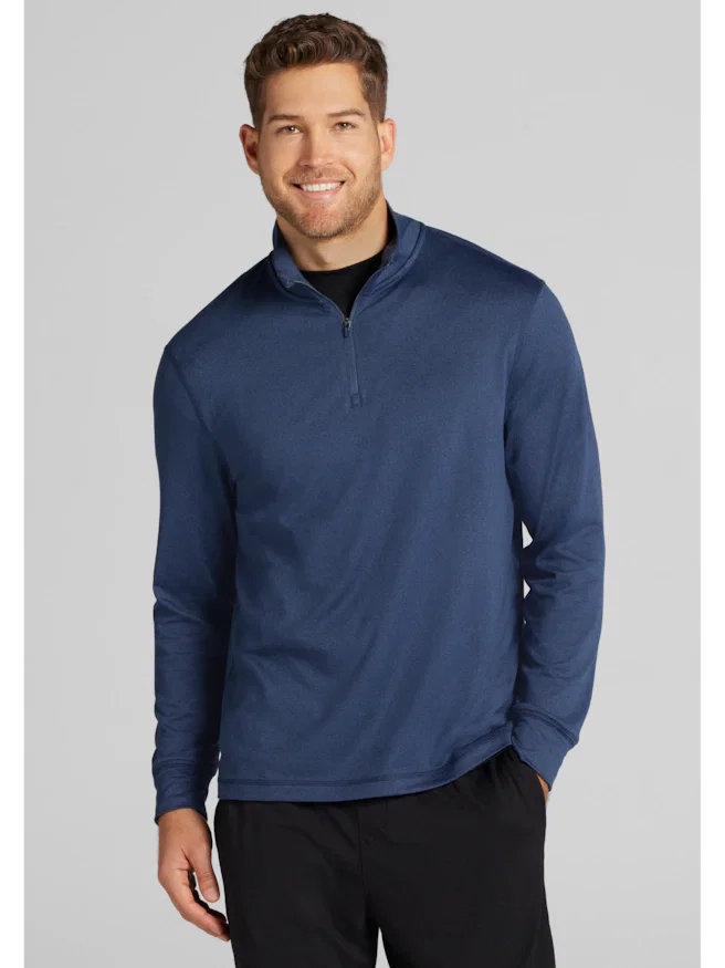 Traveler® COOL<i>MOTION</i> Tailored Fit 1/4-Zip Pullover