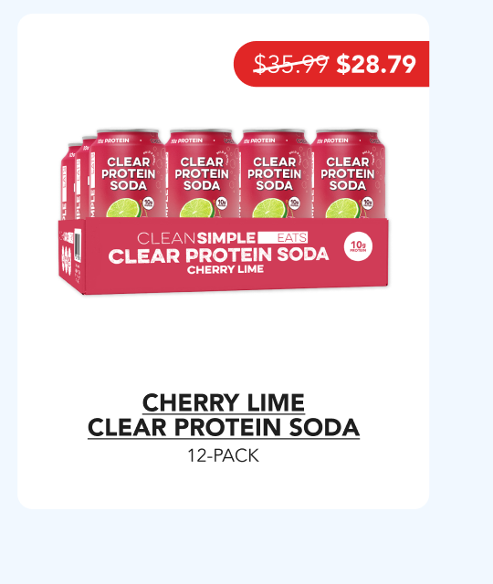 Cherry Lime Protein Soda
