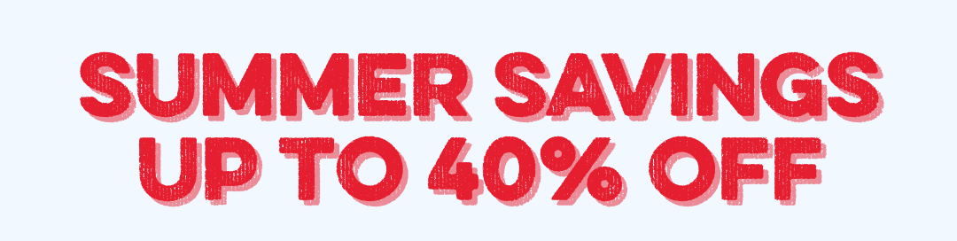 Up to 40% Off