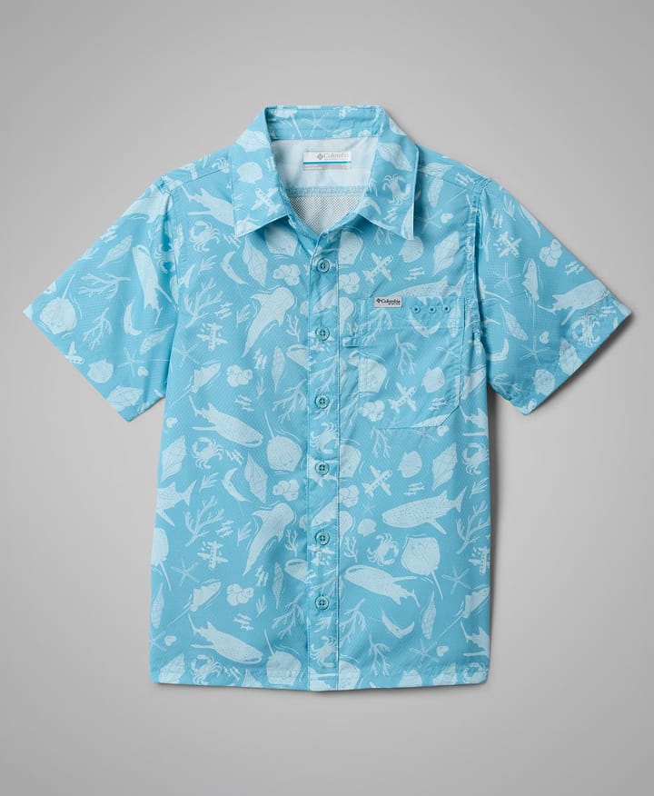 Boys' PFG Super Slack Tide Short Sleeve Camp Shirt