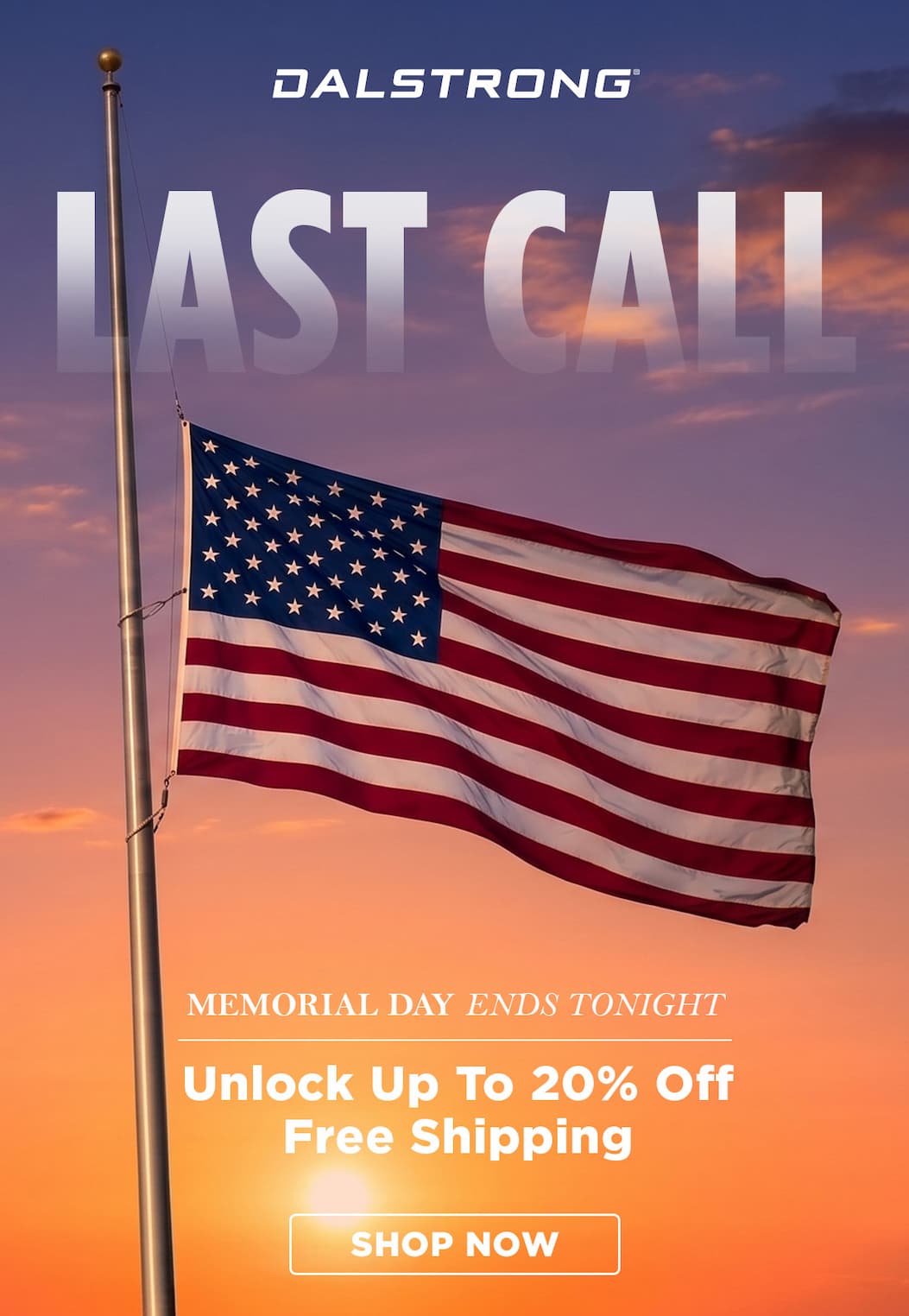 Shop Memorial Day Offer - Final Day