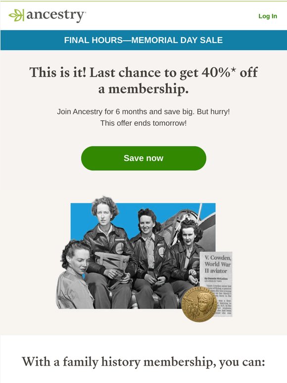 🔔 Final call 🔔 Save 40% on memberships
