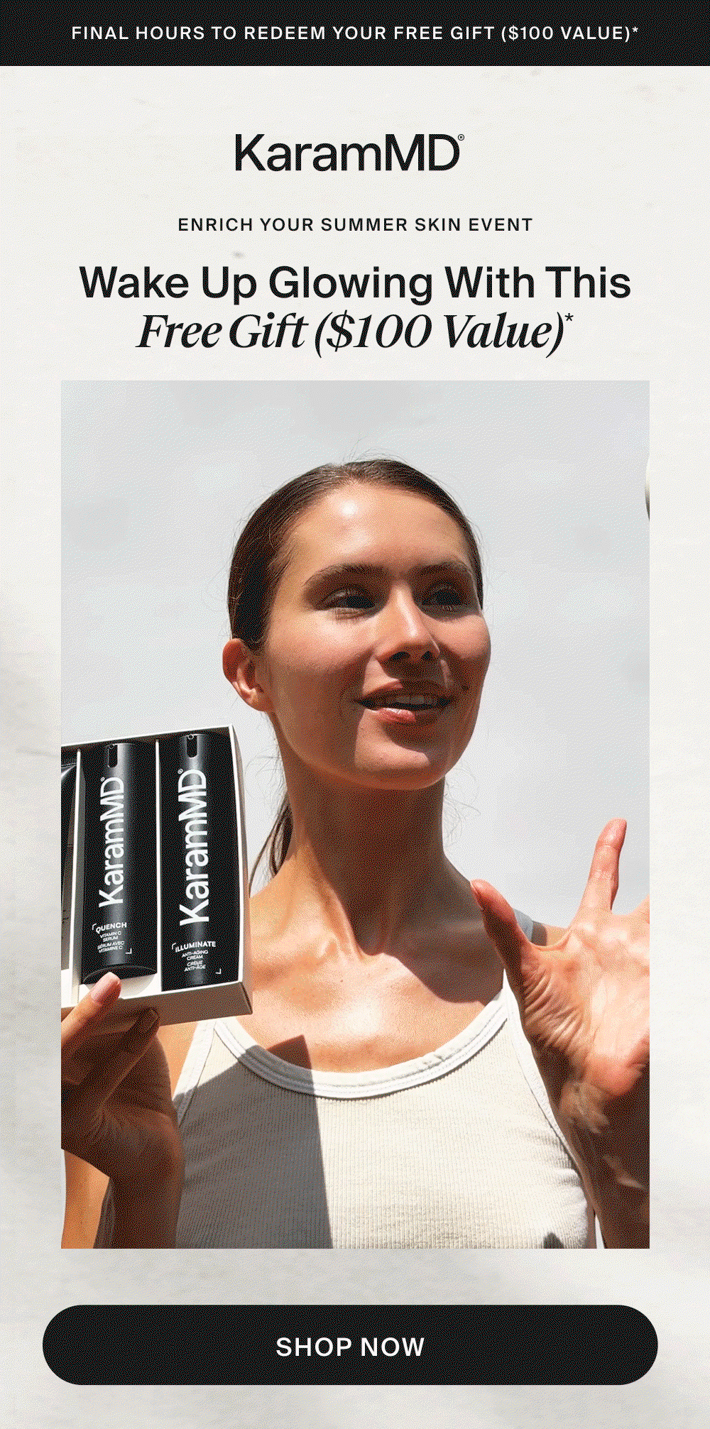 ENRICH YOUR SUMMER SKIN EVENT - REDEEM MY FREE GIFT