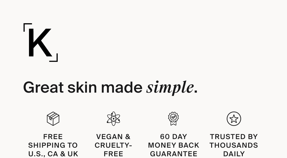 Great skin made simple.