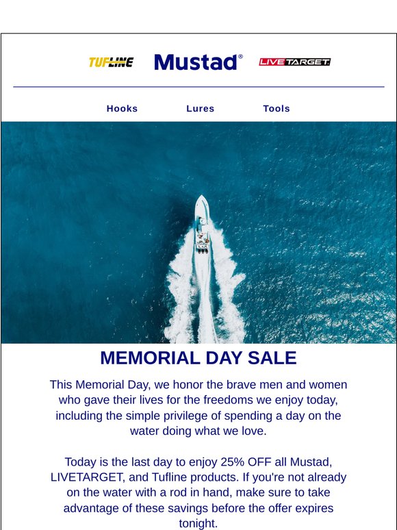 Happy Memorial Day! We Hope You're Out on the Water...