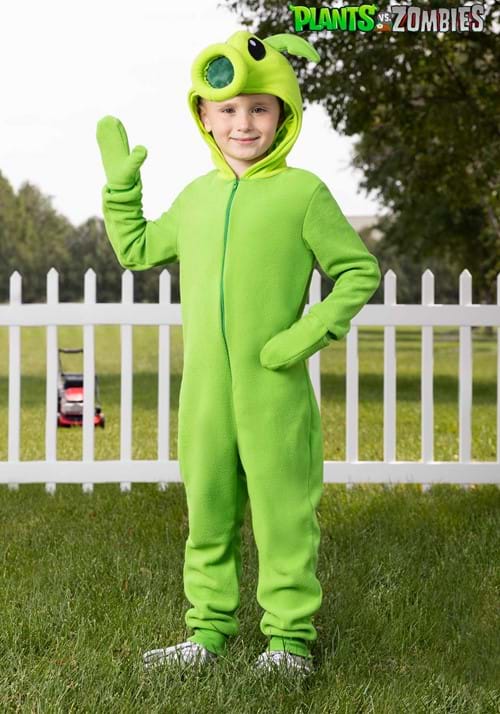 Kid's Plants vs Zombies Peashooter Onesie Costume