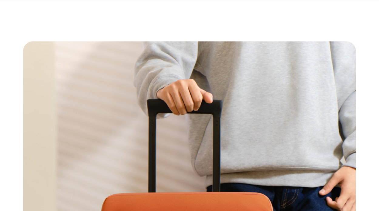 an image of a promotional ad for a travel wallet