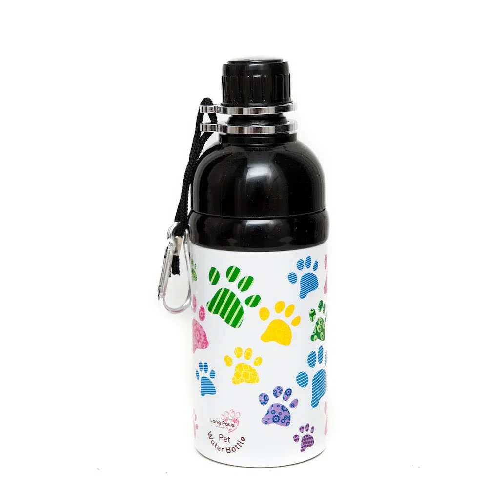 Image of Long Paws Lick 'n Flow Stainless Steel Water Bottle