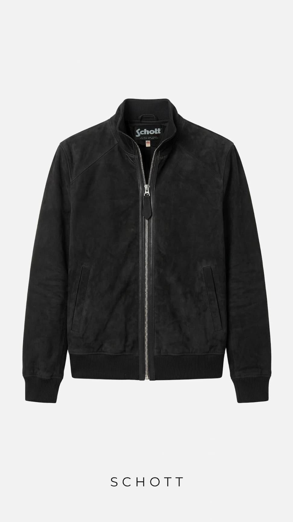 Blouson en daim LC Fresno Vint bleu marine