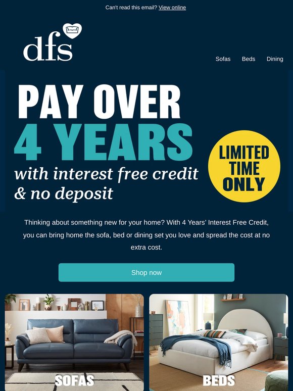 Don’t forget about our limited Interest Free Credit offer!