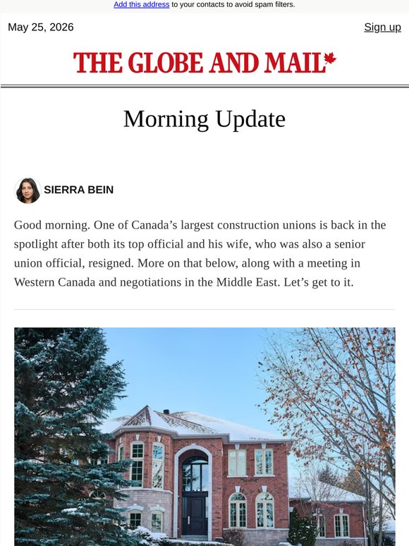Morning Update: Construction union boss quits during internal probe