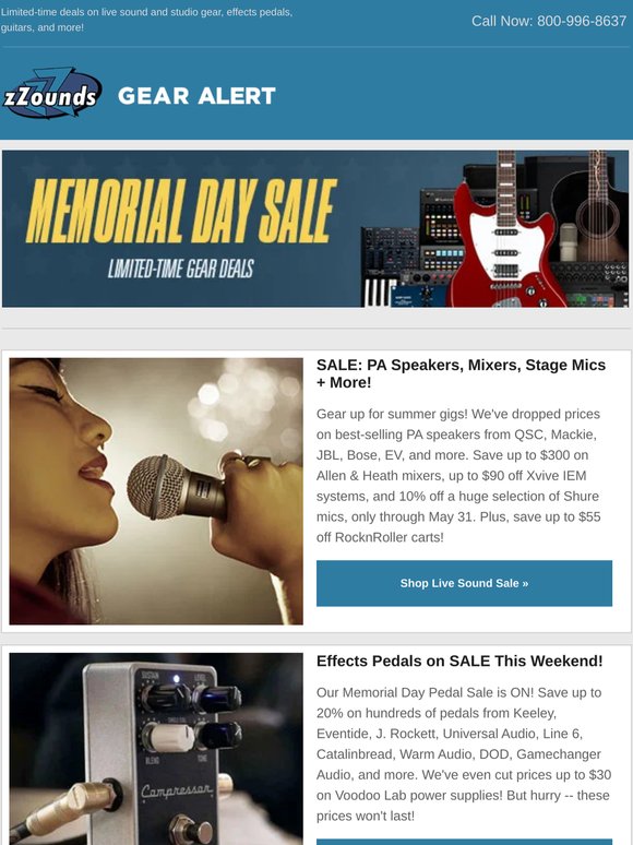 Memorial Day Deals End Soon!