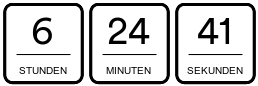 Countdown bis Ende der Pfingst-Aktion