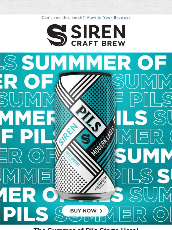 The Summer of Pils Starts Here! ☀️