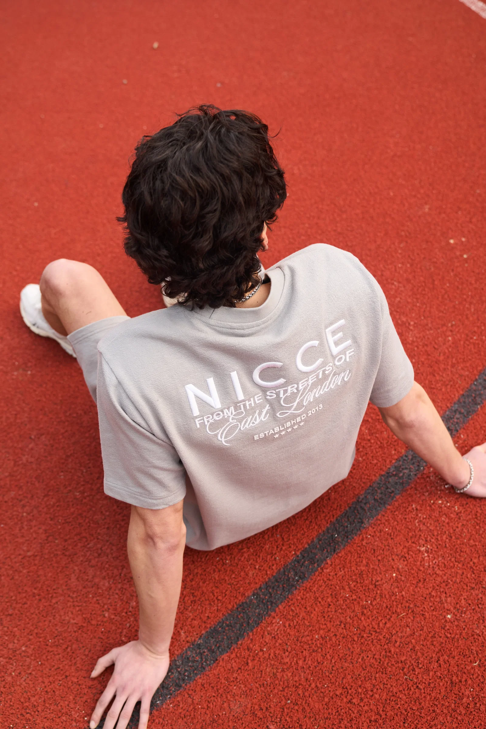 Image of NICCE Mens Cera T-Shirt | Circular Grey