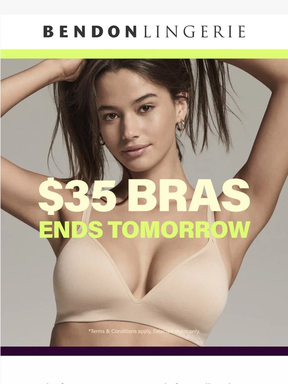 $35 Bras End Tomorrow ⏰