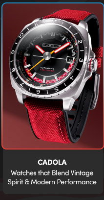 CD-1063-03 CADOLA | Watches that Blend Vintage Spirit & Modern Performance