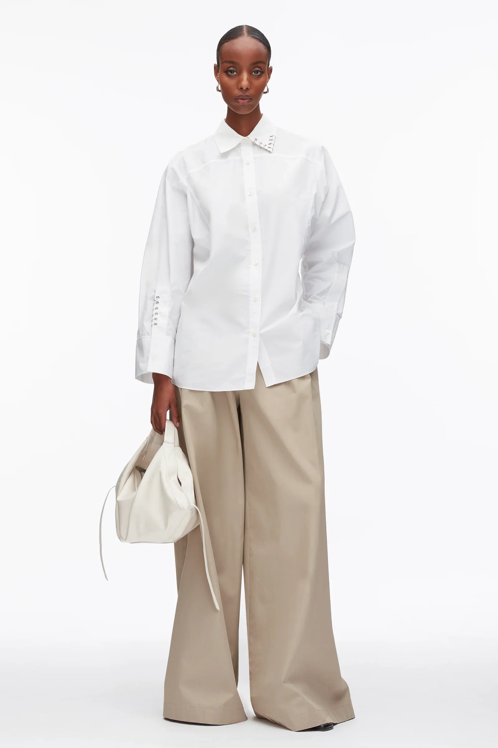 Image of Embellished Oversize Shirt
