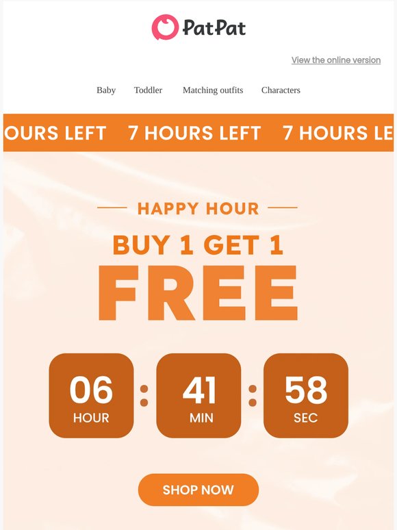 ⚡ 7 Hours Only: Buy 1, Get 1 FREE
