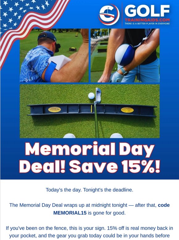 ⏰ LAST CHANCE: Memorial Day Sale Ends at Midnight Tonight