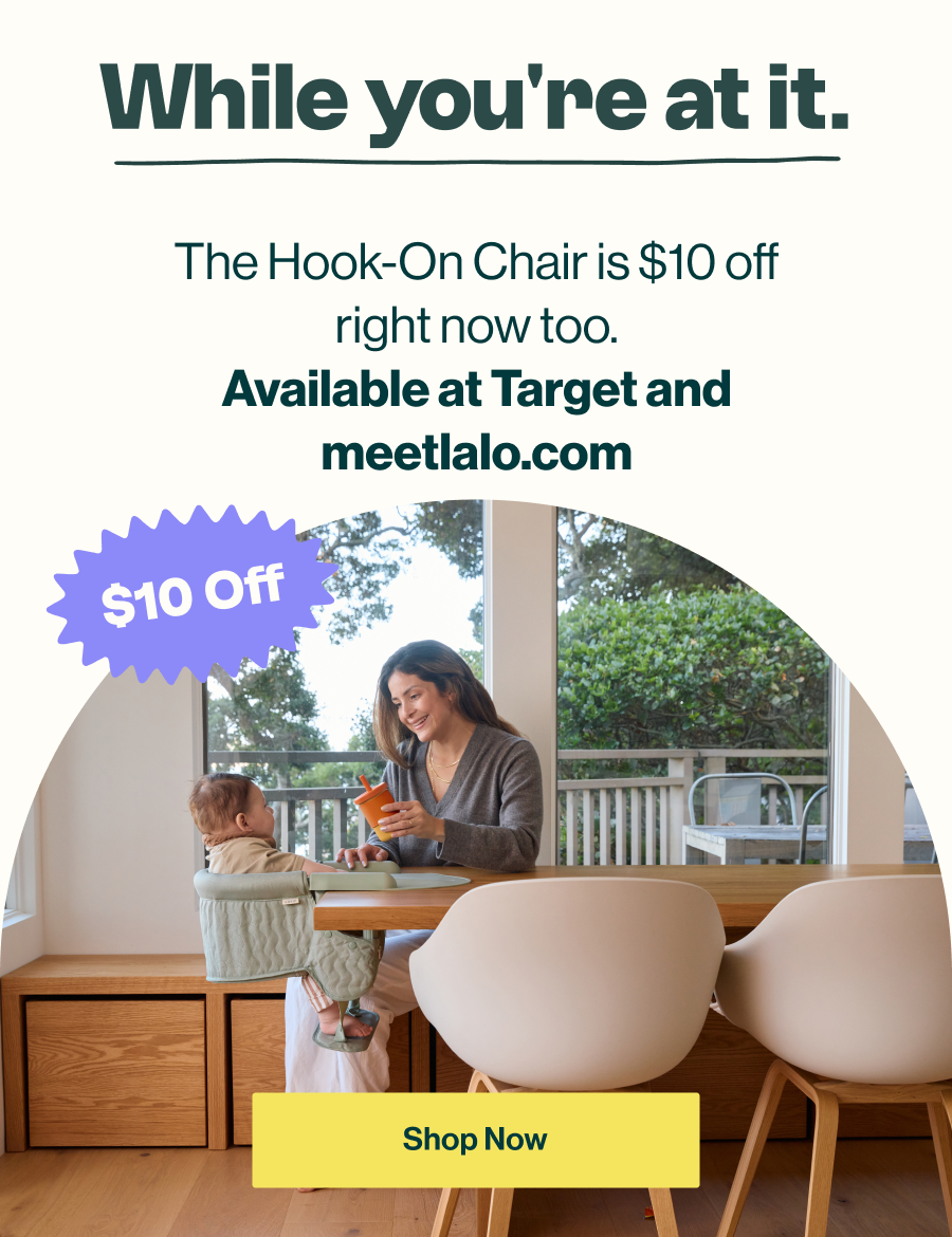 The Hook-On High Chair is $10 off right now too.