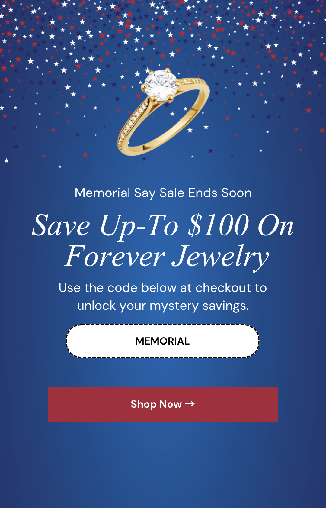 Memorial Day Sale. Save Up To $100 Off