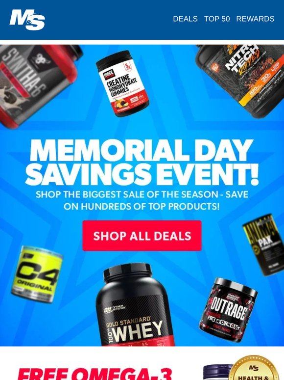 Memorial Day Blowout Sale