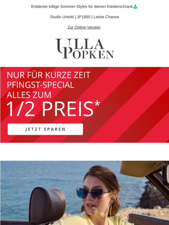 Nur noch HEUTE: Alles zum 1/2 Preis⌛️