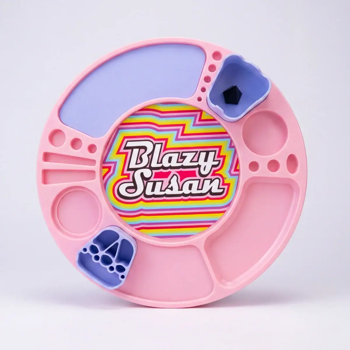 Image of Pink Blazy Susan Spinning Rolling Tray