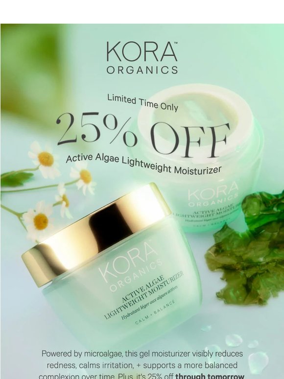 OOO: 25% Off Active Algae 🌱