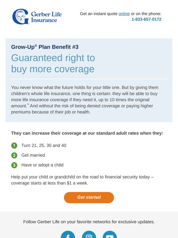 Future proofing with the Grow-Up® Plan