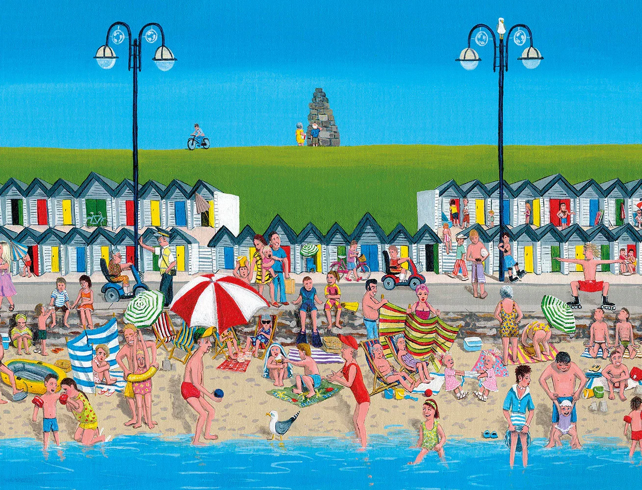 Image of Trai Hiscock - Sun, Sea and Sand 500 Piece Jigsaw Puzzle