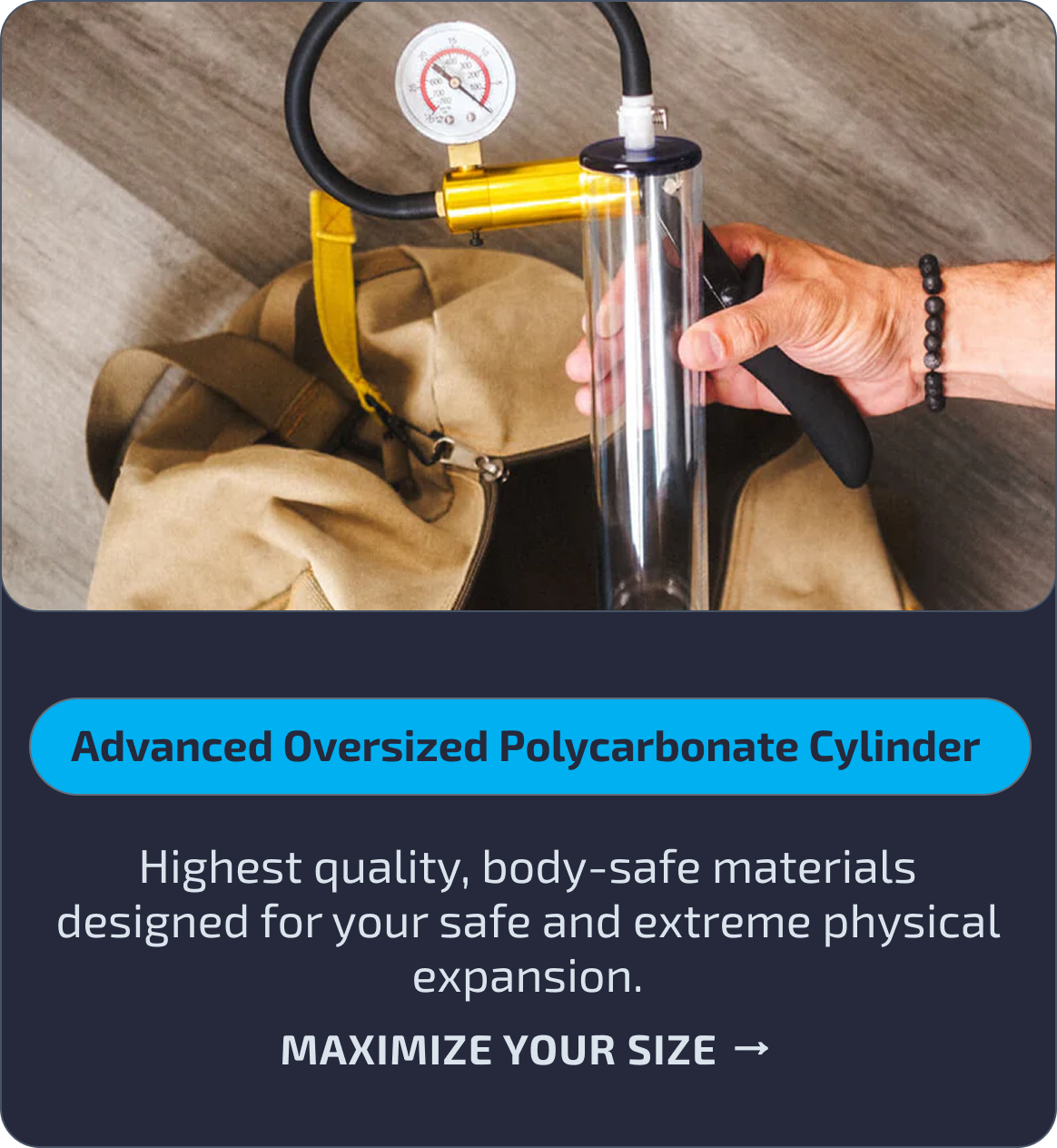 Advanced Oversized Polycarbonate Cylinder