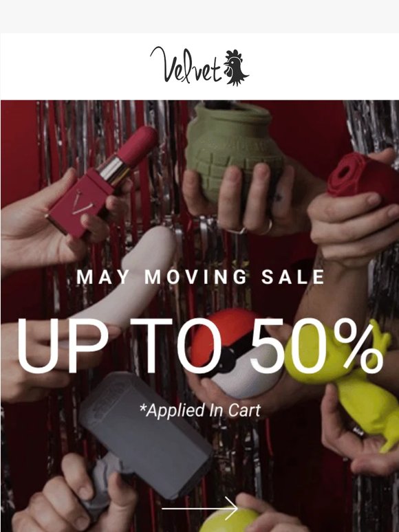 May Moving Sale: Up to 50% Off Favorites 😘