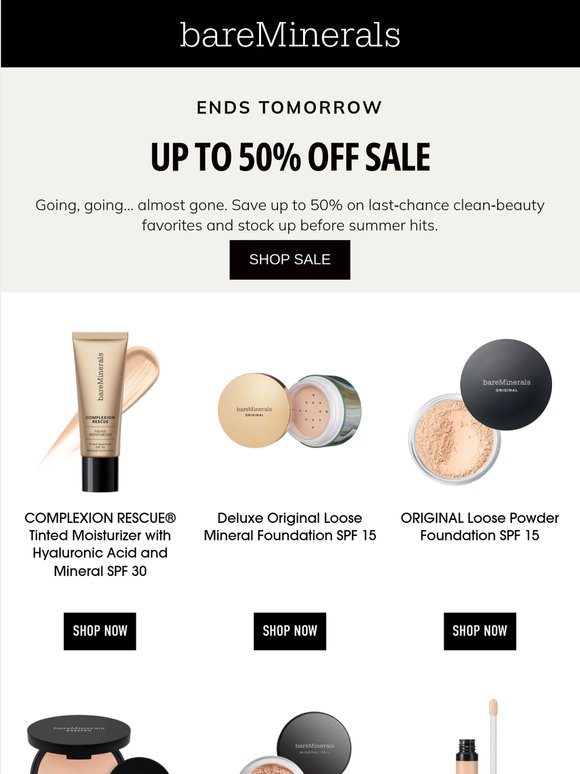 50% OFF is still on—but ends tomorrow