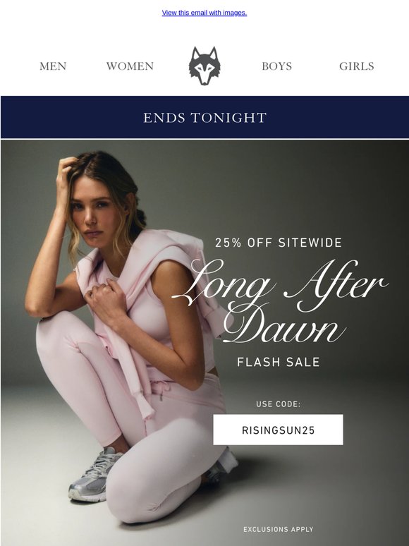 25% Off Women's Summer Styles