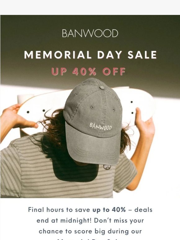 The day is here: Memorial Day.