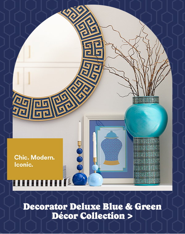 Decorator Deluxe Blue & Green Décor Collection >