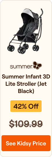 New Summer Infant 3D Lite Stroller (Jet Black)
