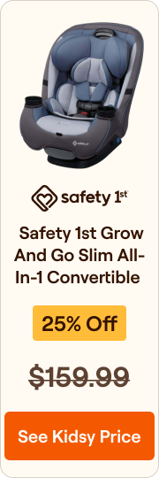 New Safety 1st Grow and Go Slim All-in-One Convertible Car Seat (Alaskan Blue)
