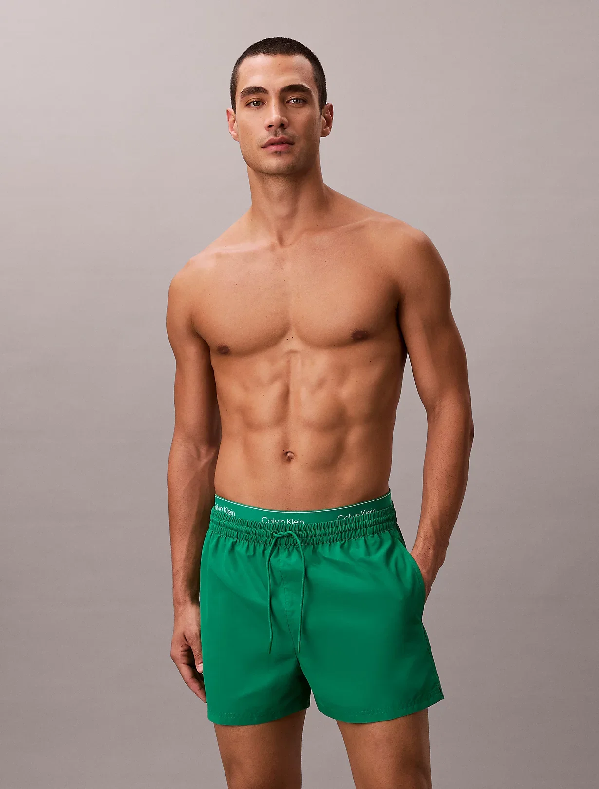 Short Drawstring Swim Shorts - CK Essentials
